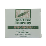 Load image into Gallery viewer, Tea Tree Therapy Tea Tree Suppositories (1x6 PK)