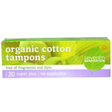 Load image into Gallery viewer, Seventh Generation Super Tampon No Applicator (12x20 CT)